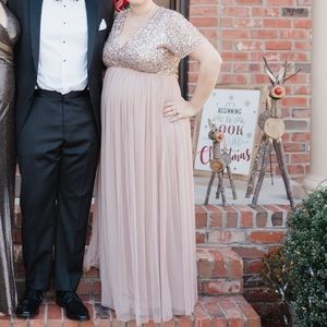 Maya Deluxe Formal Maternity Gown